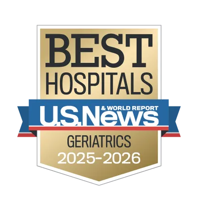 AdventHealth Orlando is recognized as the best hospital in Central Florida for geriatrics by U.S. News & World Report.