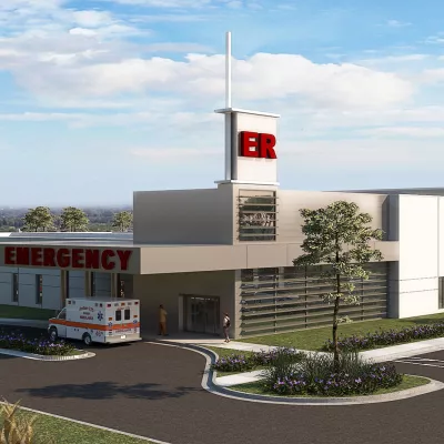 A 3D rendering of AdventHealth Clermont ER