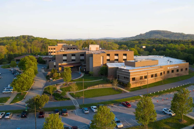 A bird-eye's view of AdventHealth Hendersonville