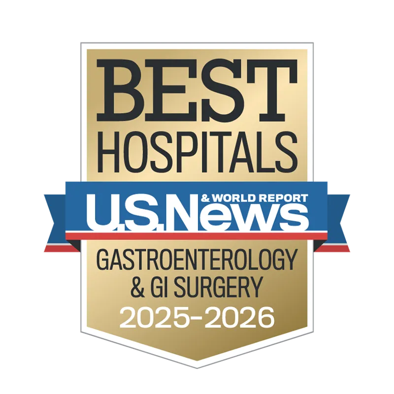 AdventHealth Orlando is recognized as the best hospital in Greater Orlando for gastroenterology and GI surgery by U.S. News & World Report. 