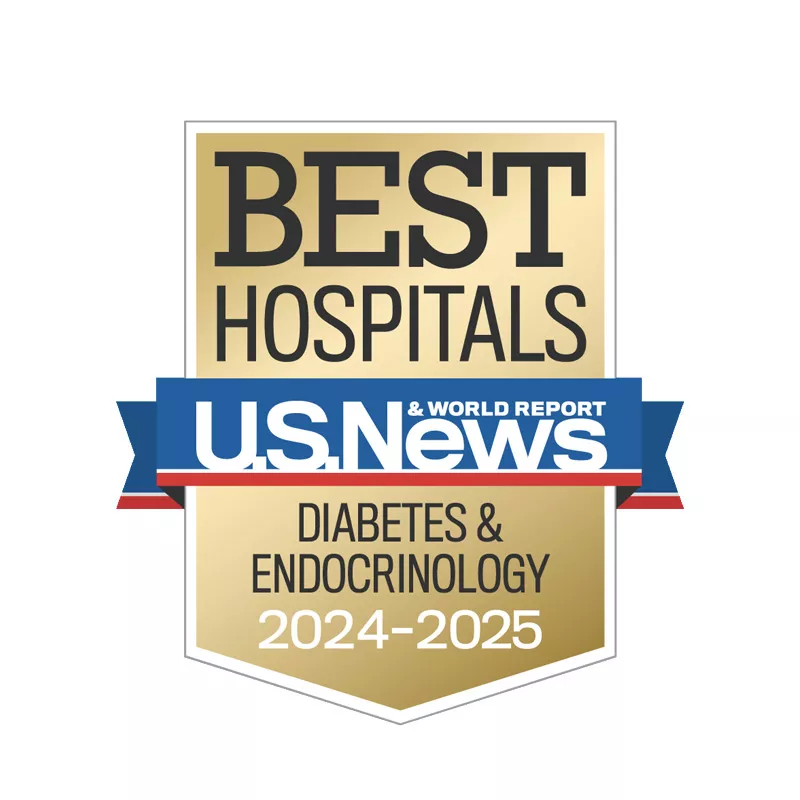 AdventHealth Orlando is recognized by U.S. News & World Report as the best in diabetes care and endocrinology in Central Florida