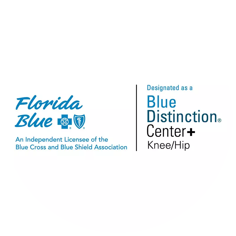 AdventHealth is acknowledged as a Blue Distinction Center for Knee and Hip Care