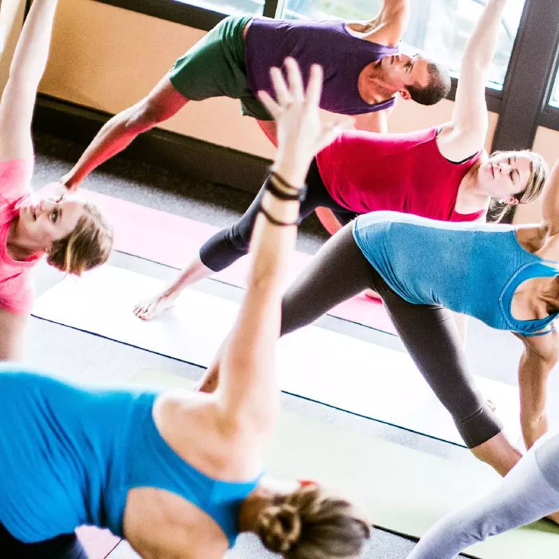 Group of women practicing yoga