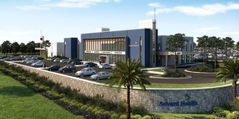 3D Rendering of AdventHealth ER Clermont
